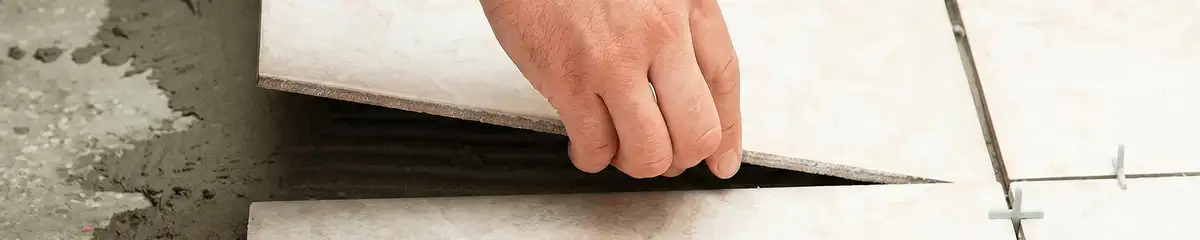 Professional installing ceramic tile floors in Huntsville, AL